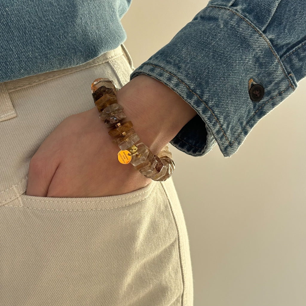 CARINA ARMBAND COGNAC
