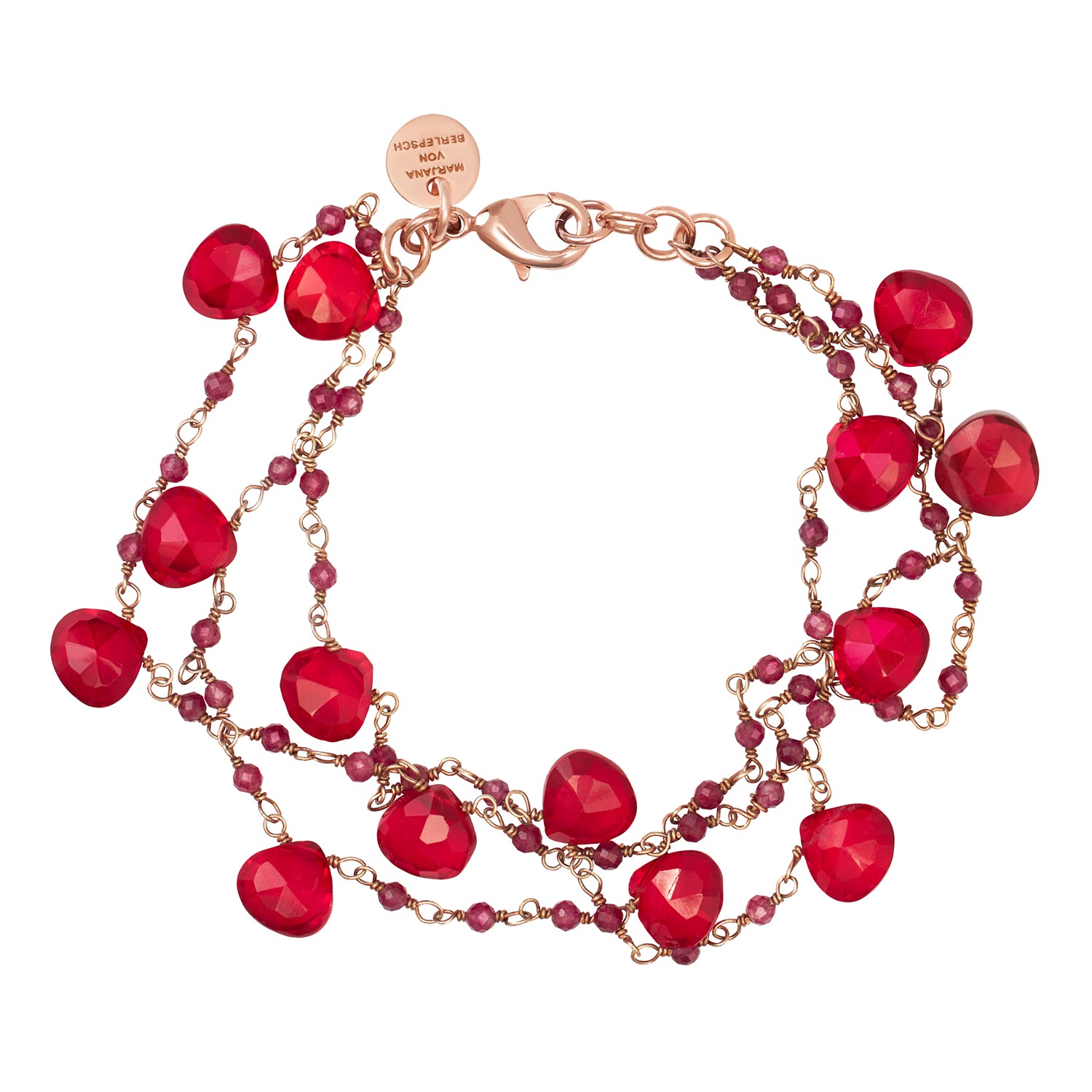 LYNN ARMBAND pink Quarz