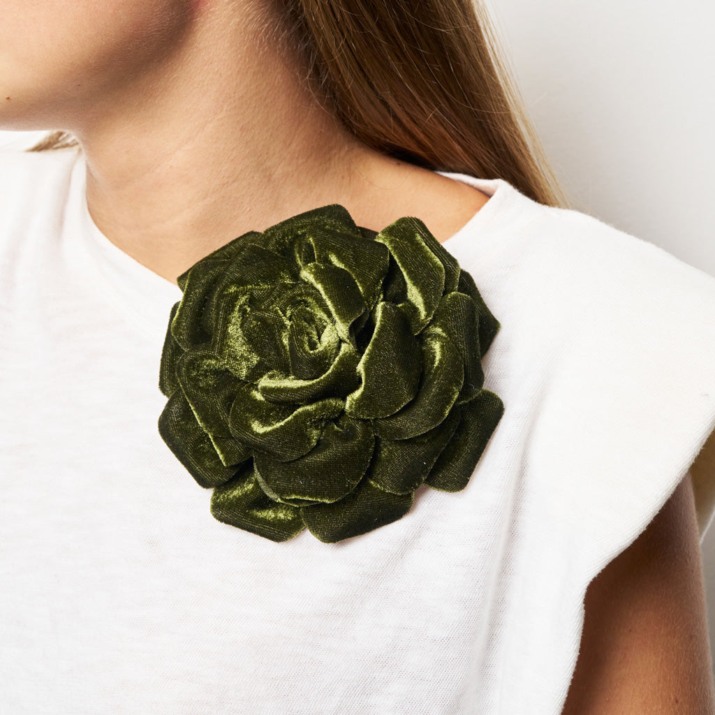 SMILLA BROSCHE khaki