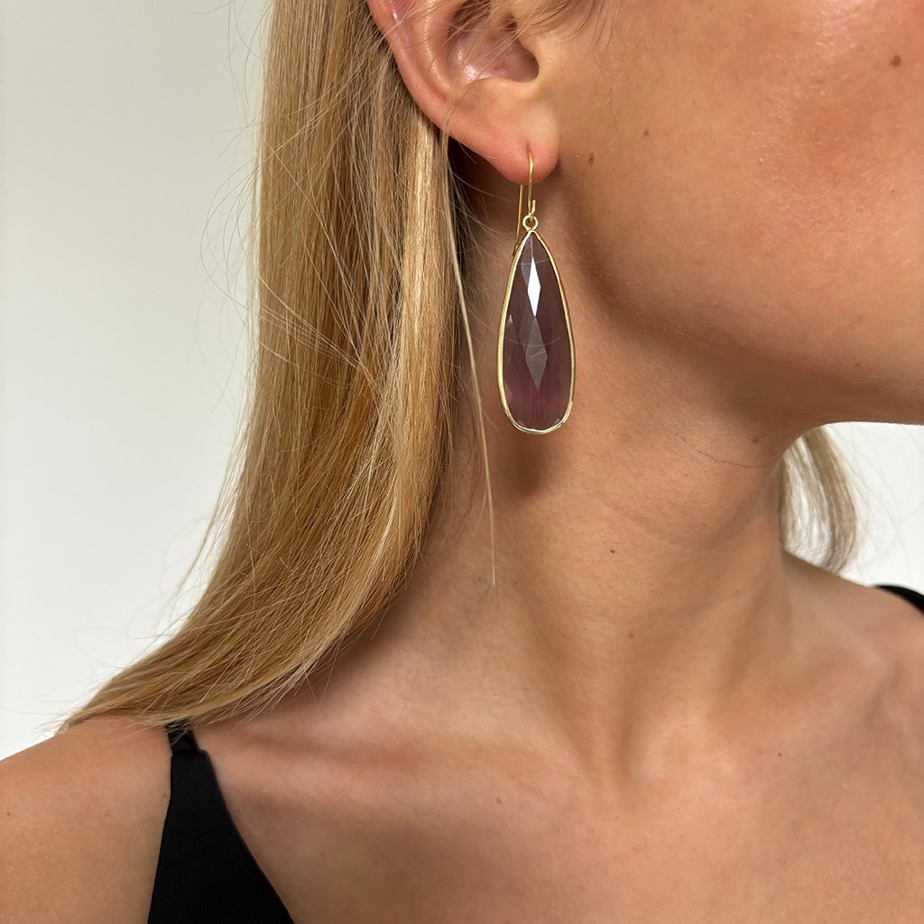 PRE-ORDER TAN OHRRINGE AUBERGINE