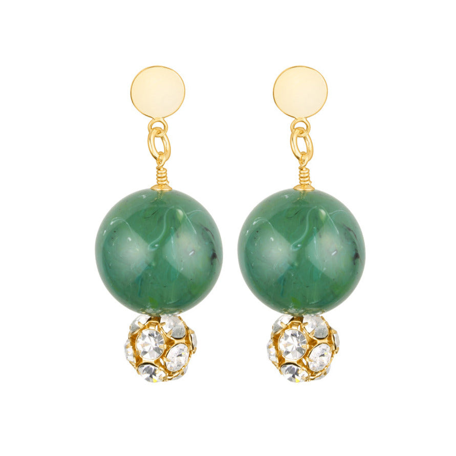 TRACEY Ohrringe Salbei