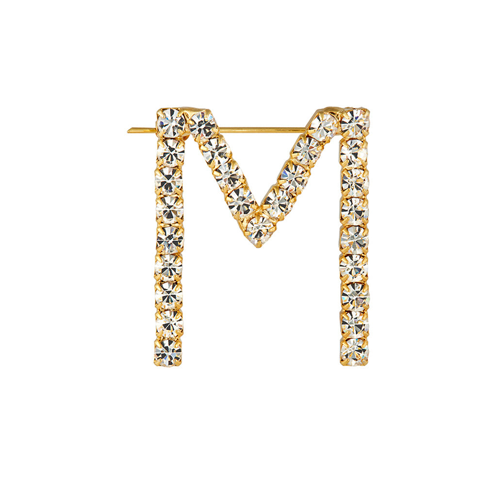 ROCKY BROSCHE BUCHSTABE A-Z