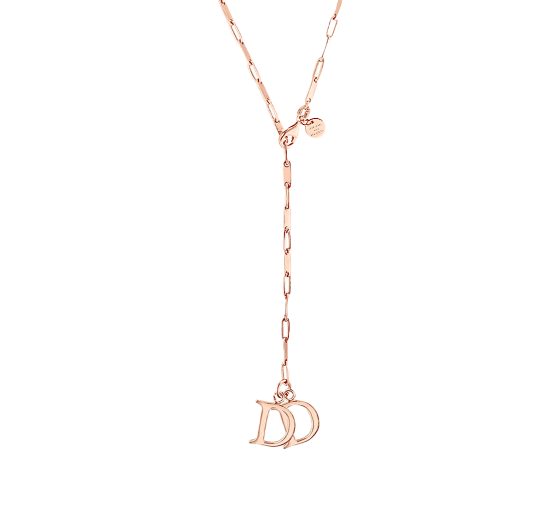 CHARM SMALL KETTE MIT ZWEI BUCHSTABEN A-Z