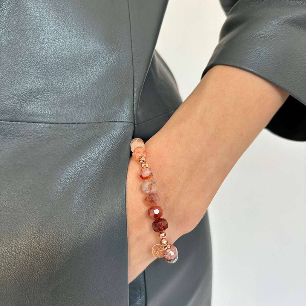 LAMPION ARMBAND DARK BLUSH