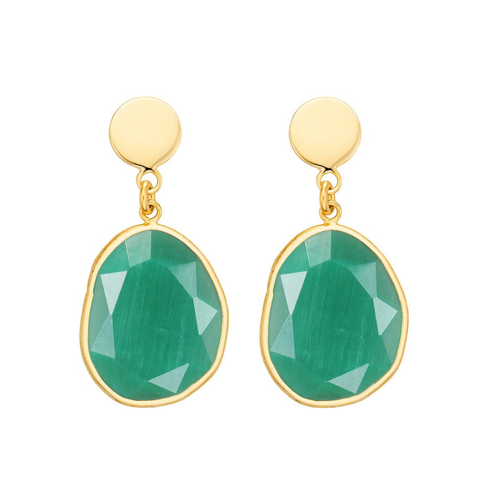 SHELLY OHRRINGE EMERALD
