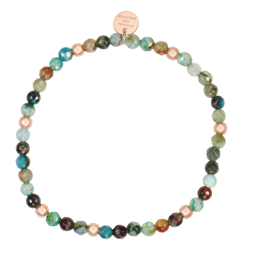 TILA ARMBAND Grüner Quarz Mix