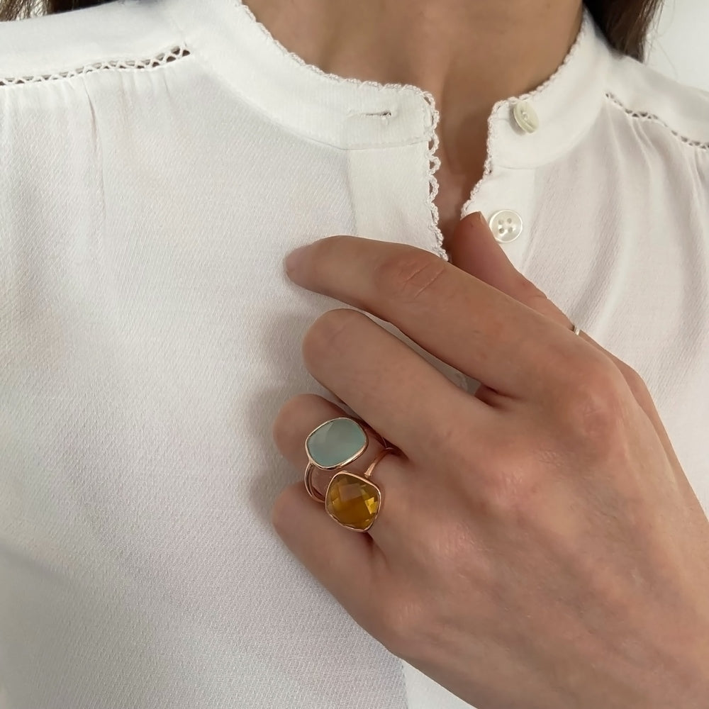 GRETA RING BLAUER CHALZEDON