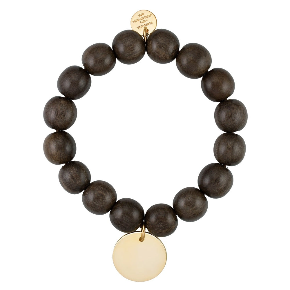 INA ARMBAND GREYWOOD PLÄTTCHEN