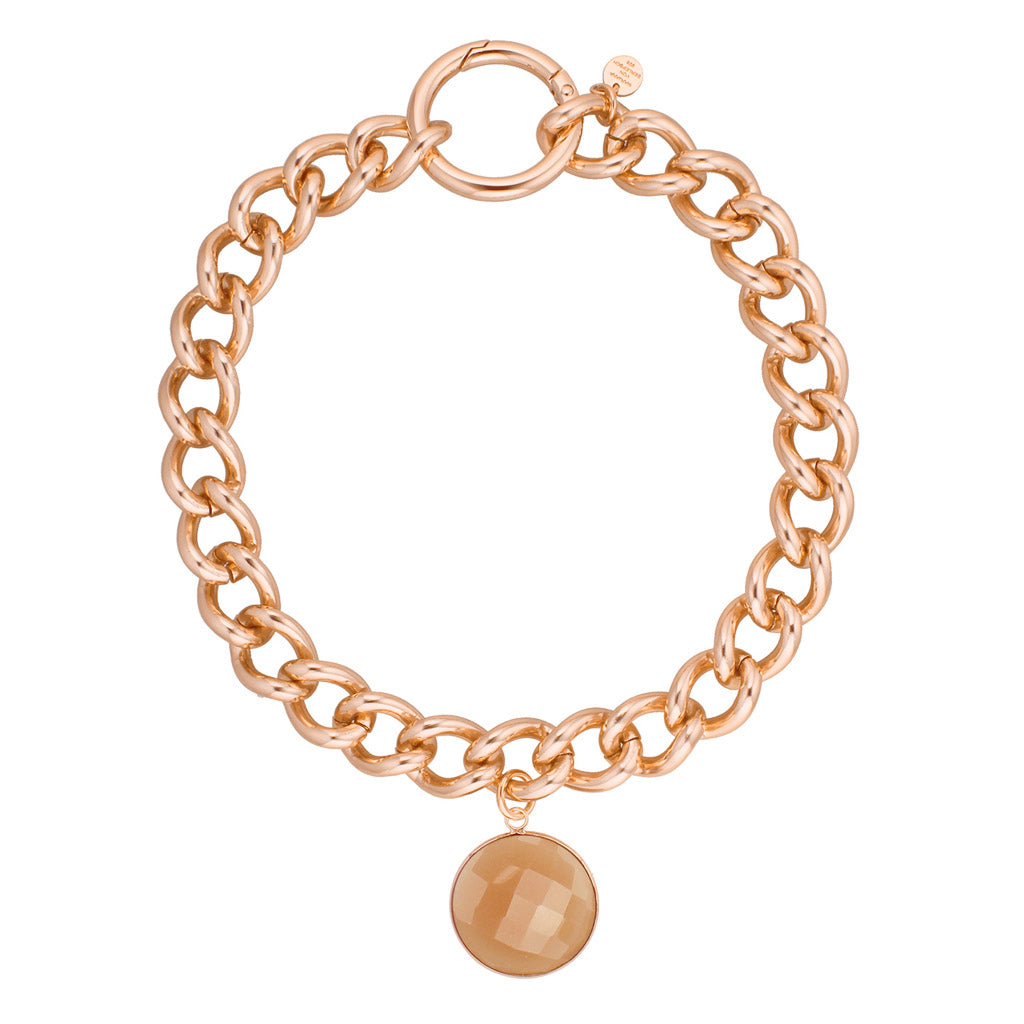 LIAM KETTE Roségold Nude Mondstein