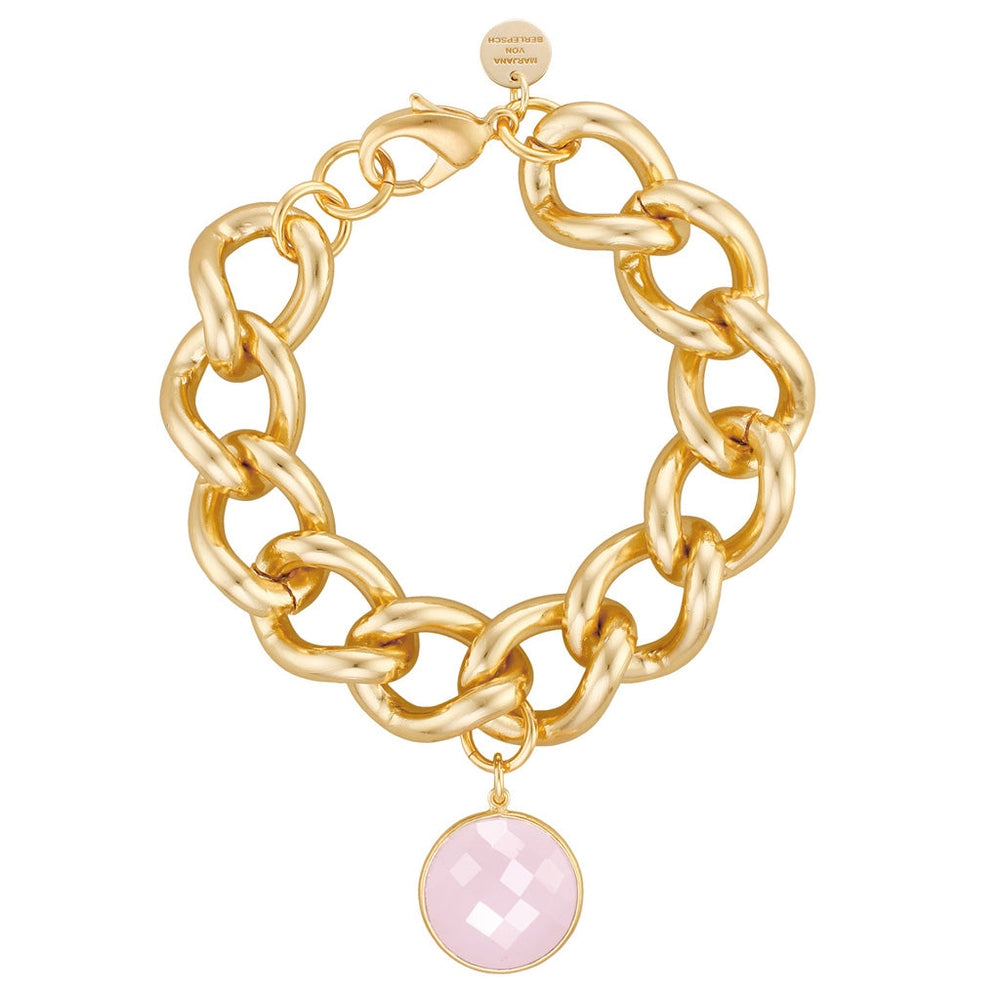 LIAM SINGLE ARMBAND Rosenquarz