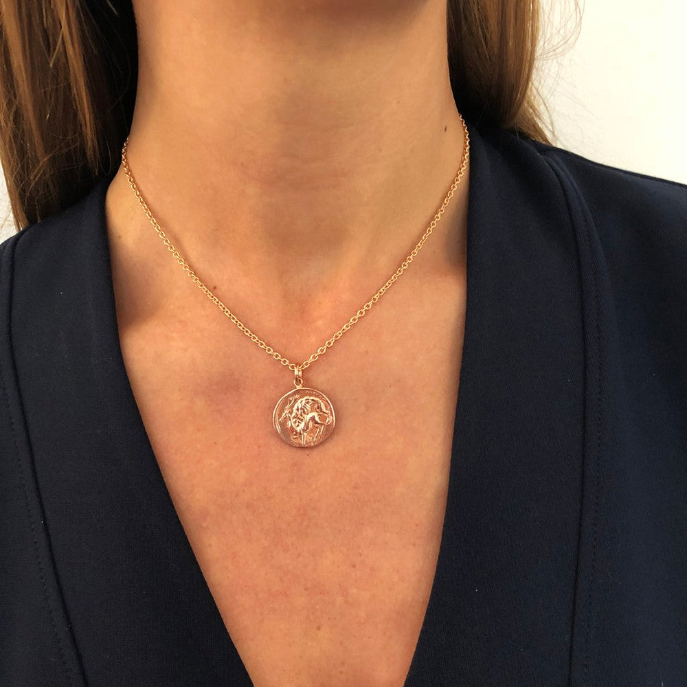 RUSHA Kette Small  Antilope Münze