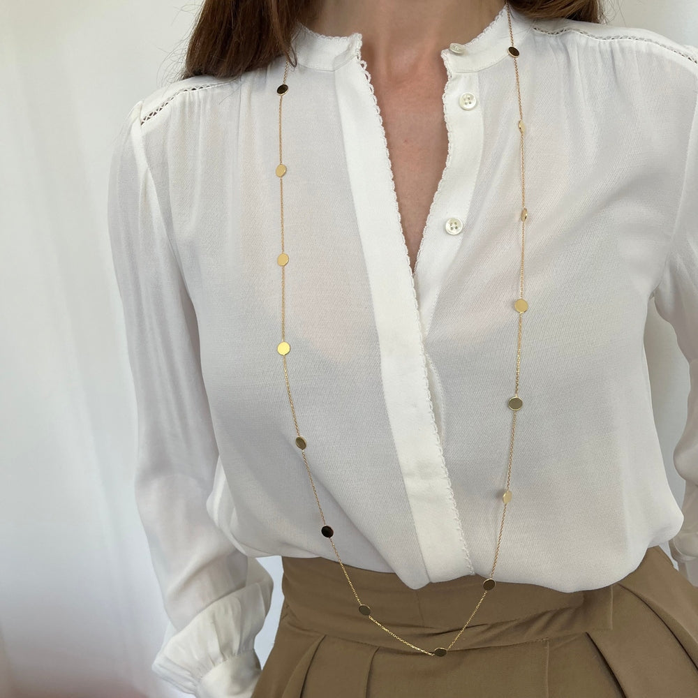 NELA PLÄTTCHENKETTE Gold