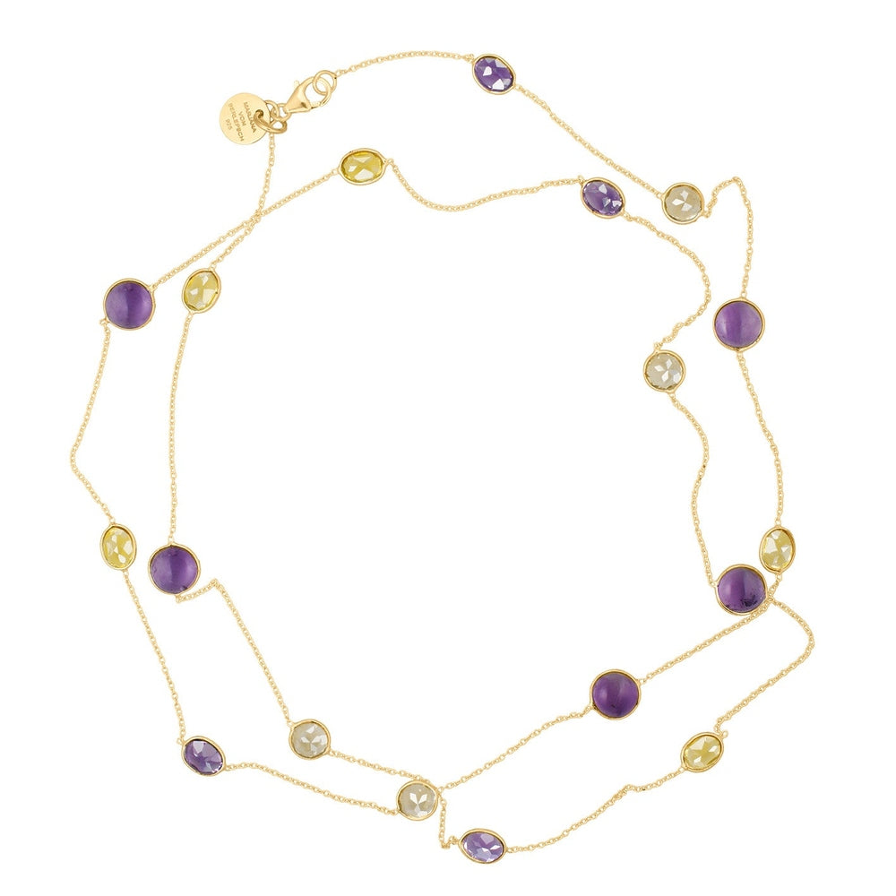 MYRTE KETTE CITRIN AMETHYST