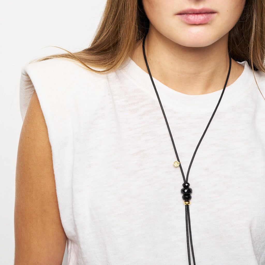 ANNY TRIO KETTE Black Onyx schwarz