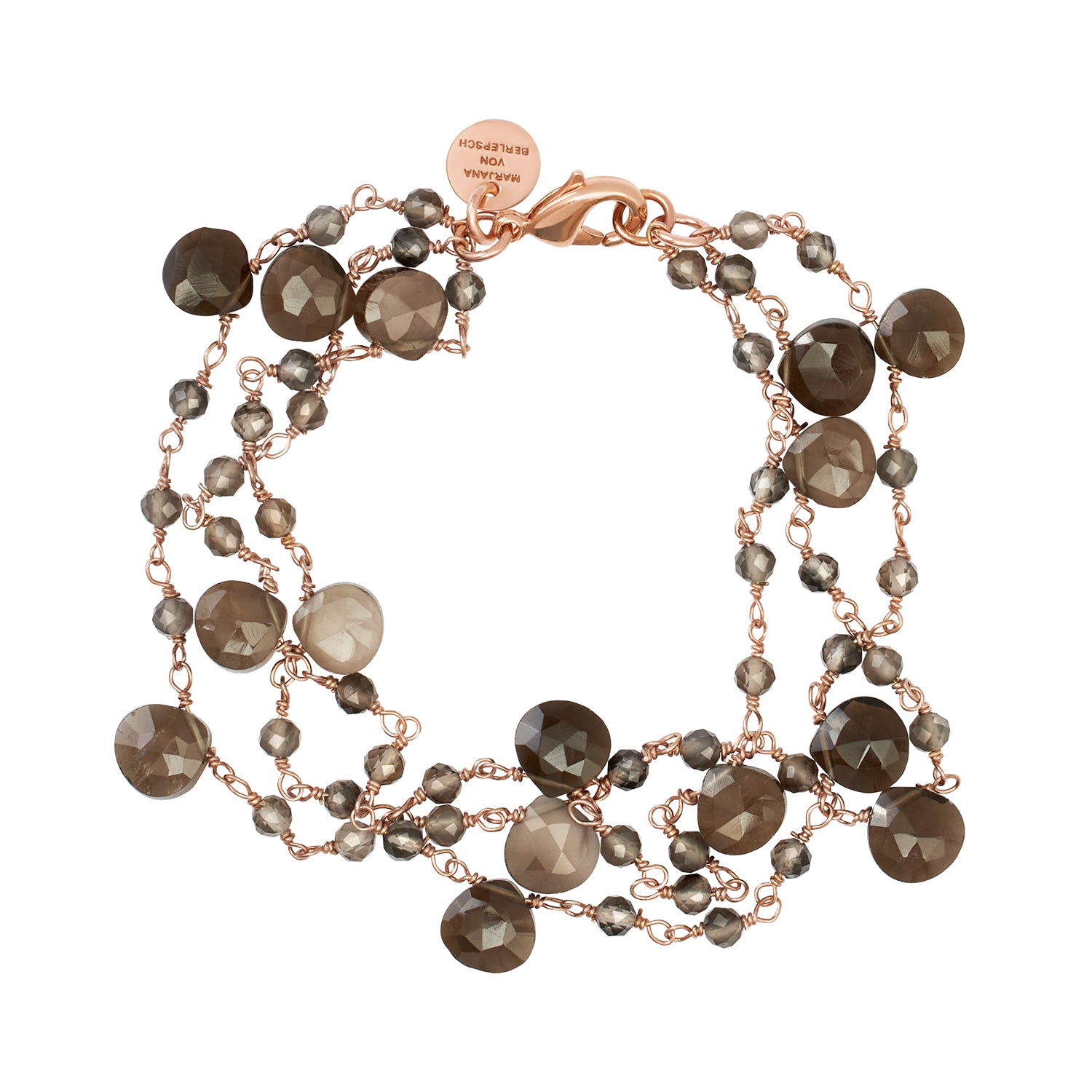 LYNN ARMBAND Rauchquarz
