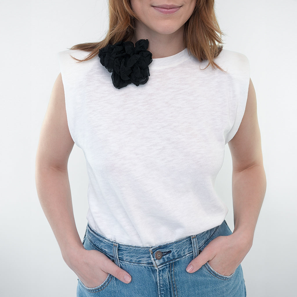 NADINE BROSCHE MINI SCHWARZ