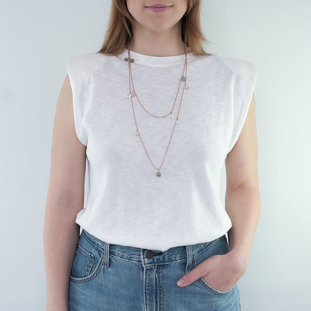 ROSY KETTE Rosenquarz Mix