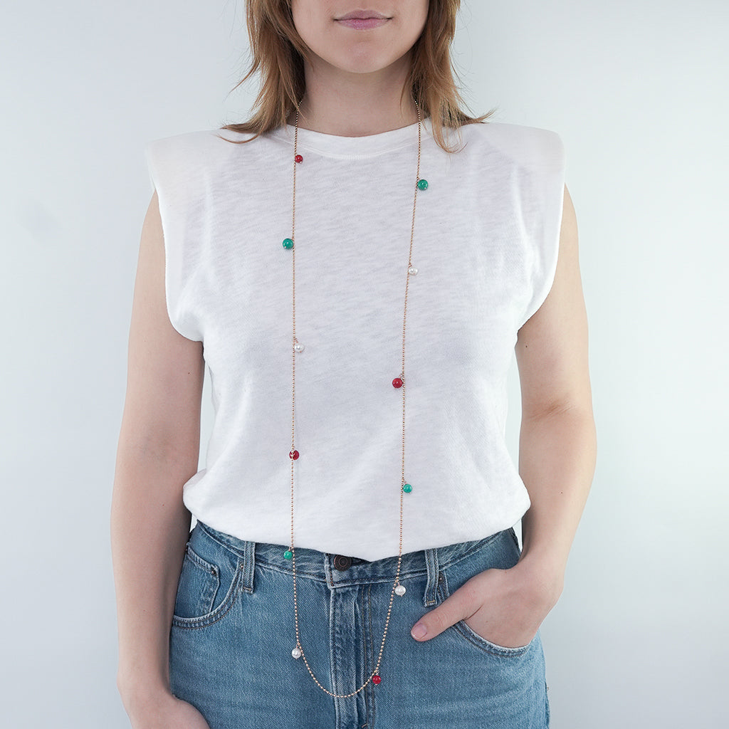 ROSY KETTE ROT TÜRKIS MIX