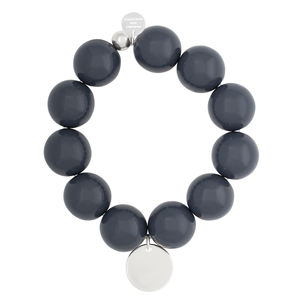 WATSON ARMBAND anthrazit Plättchen