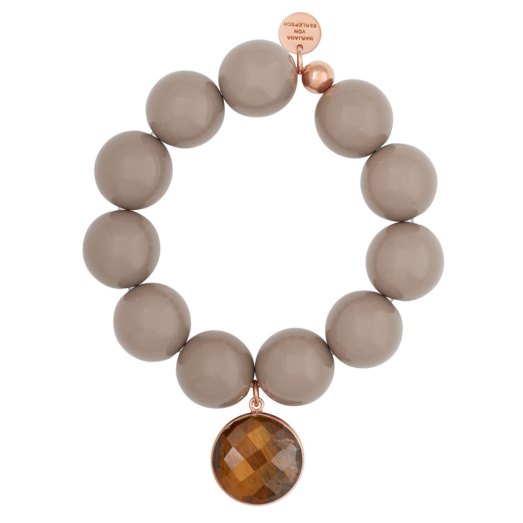 WATSON ARMBAND TIGERAUGE TAUPE