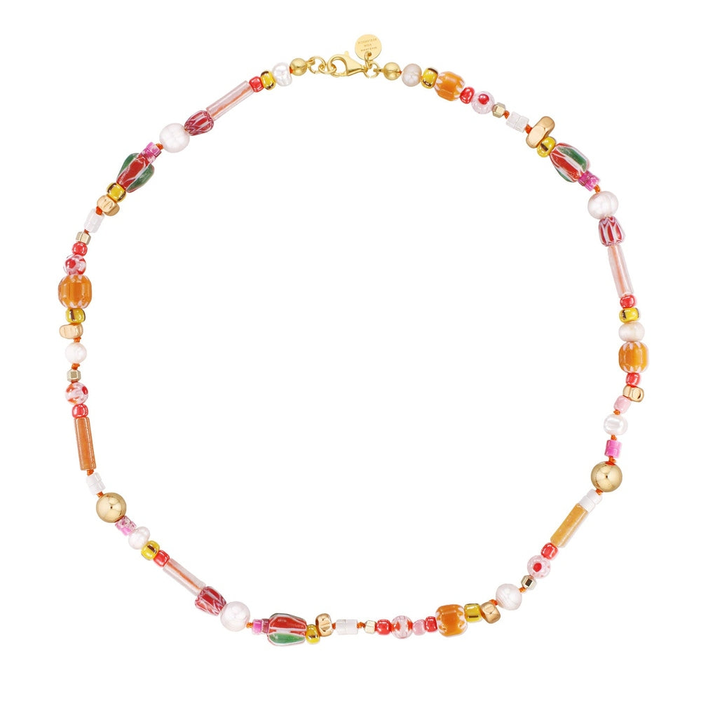 BLOOM Kette kurz Orange