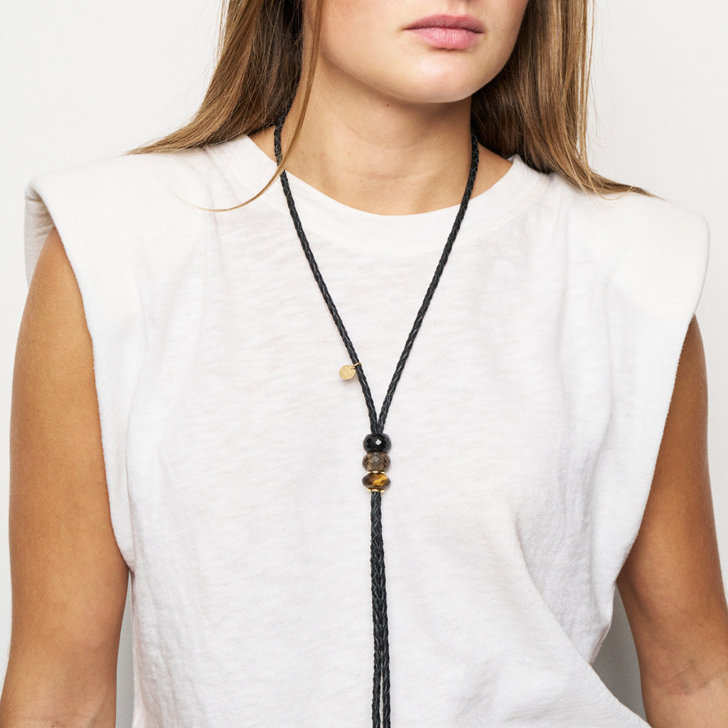 FOX KETTE BLACK ONYX MIX SCHWARZ