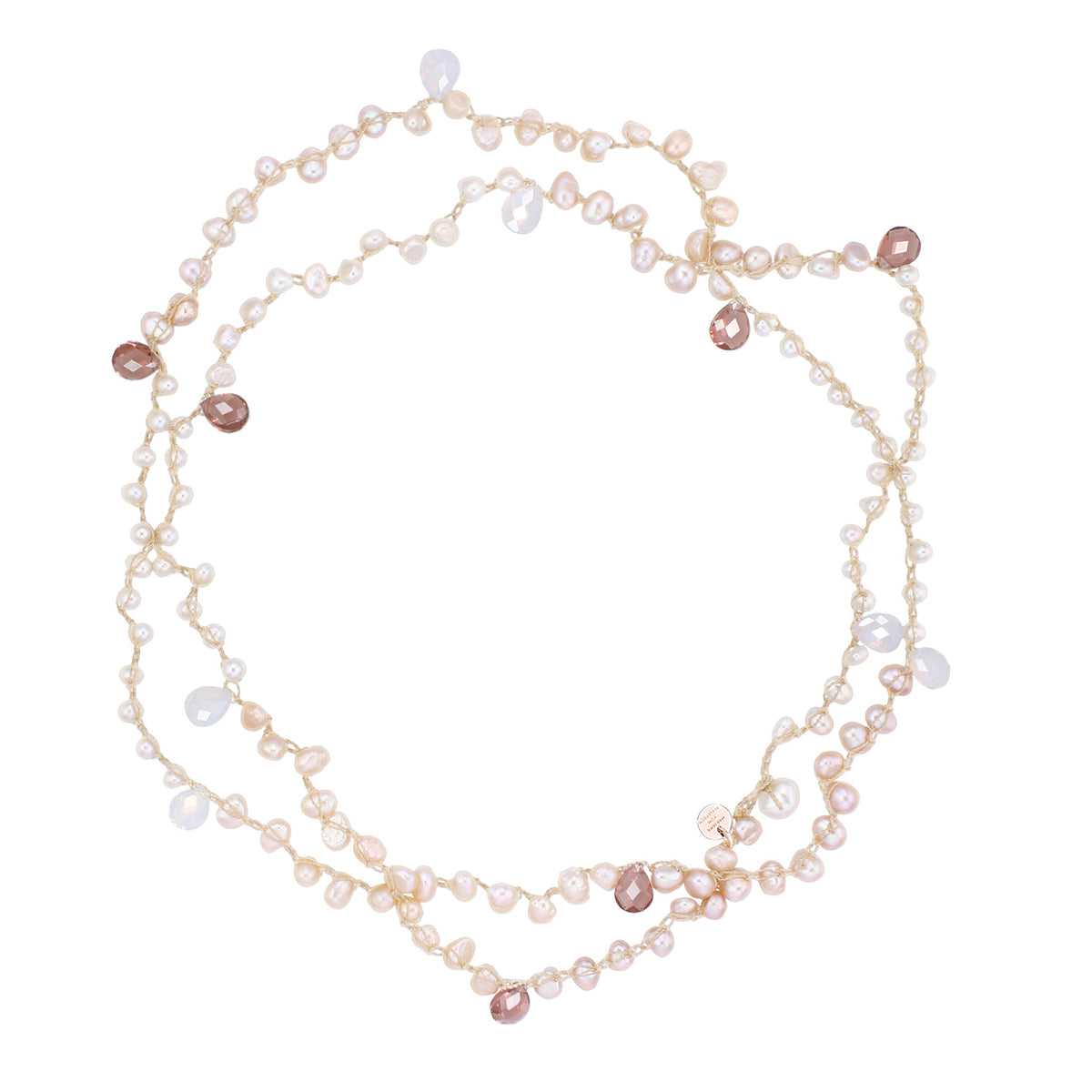 MAGIC EDELSTEIN KETTE PERLE NUDE