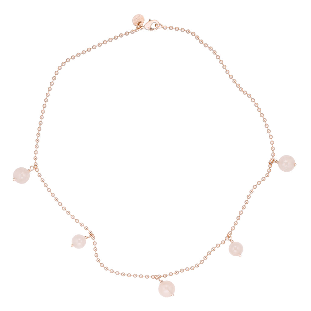 ROSY KETTE KURZ ROSENQUARZ