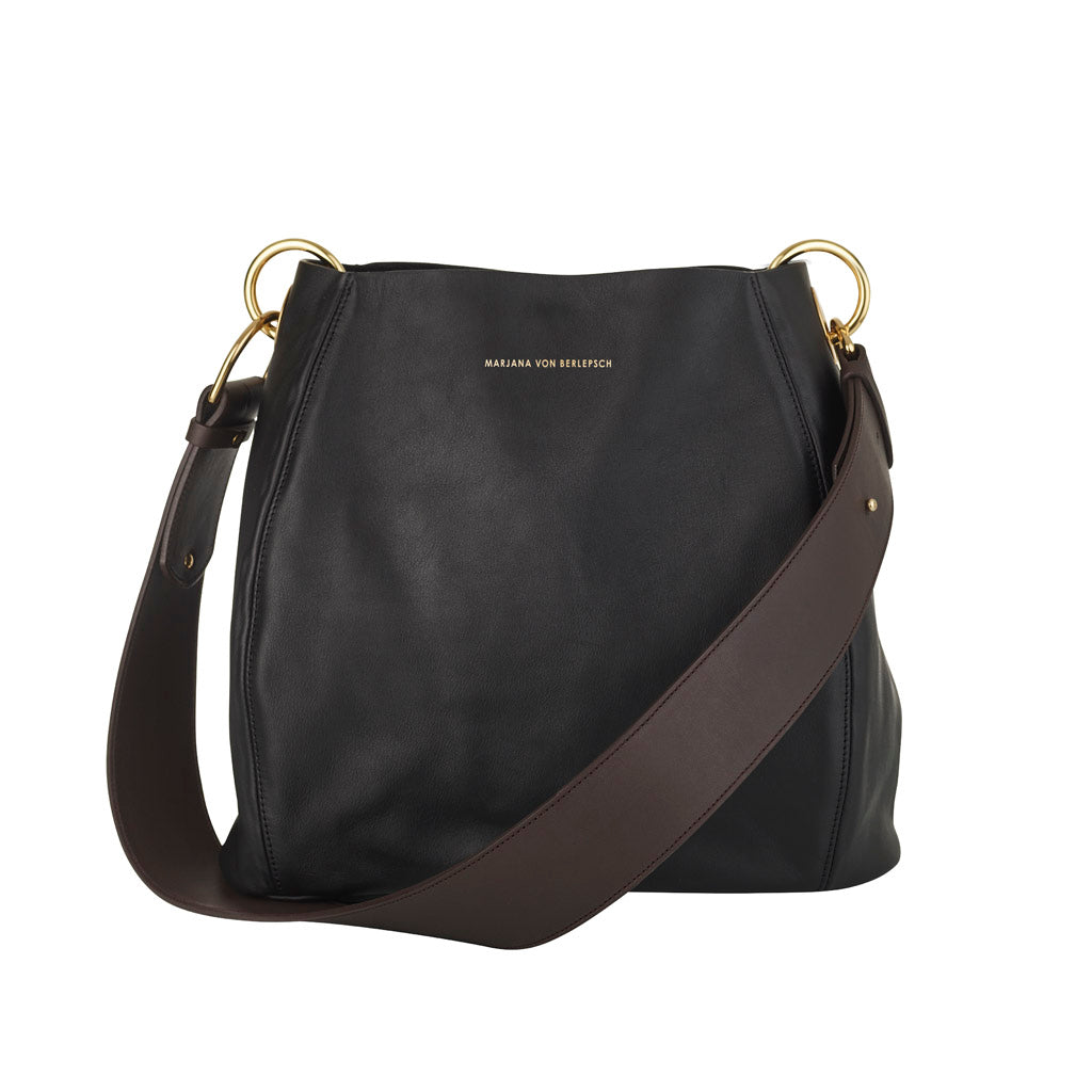 CARLY BLACK CROSSBODY BAG