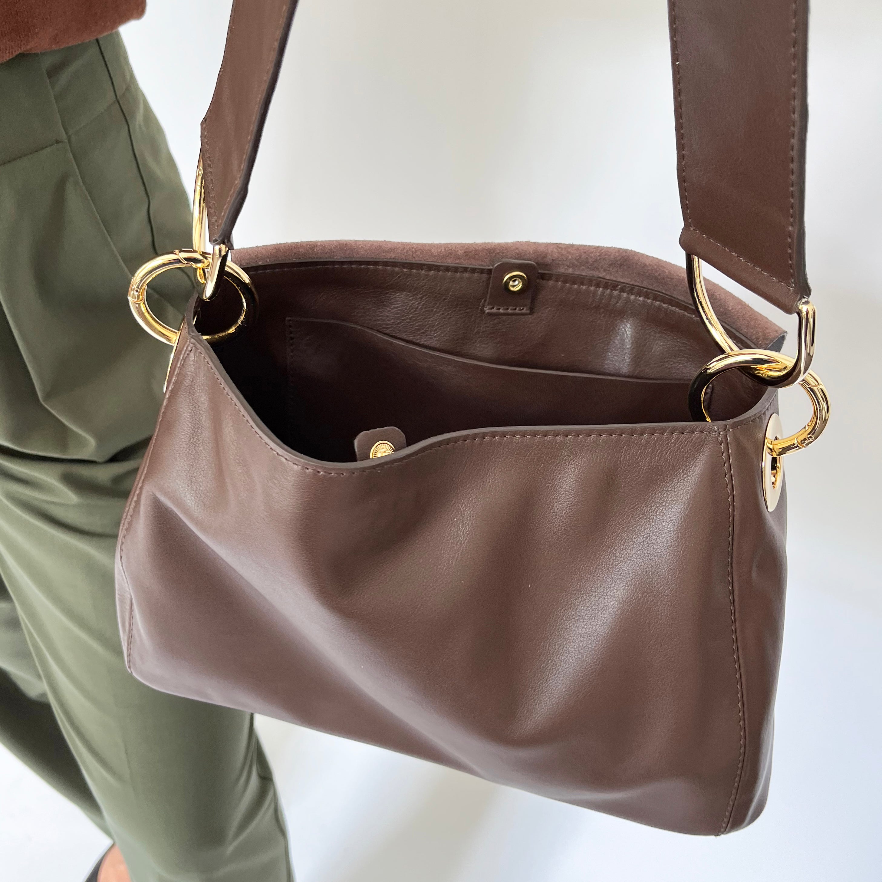 KAREN TASCHE Palisander Braun