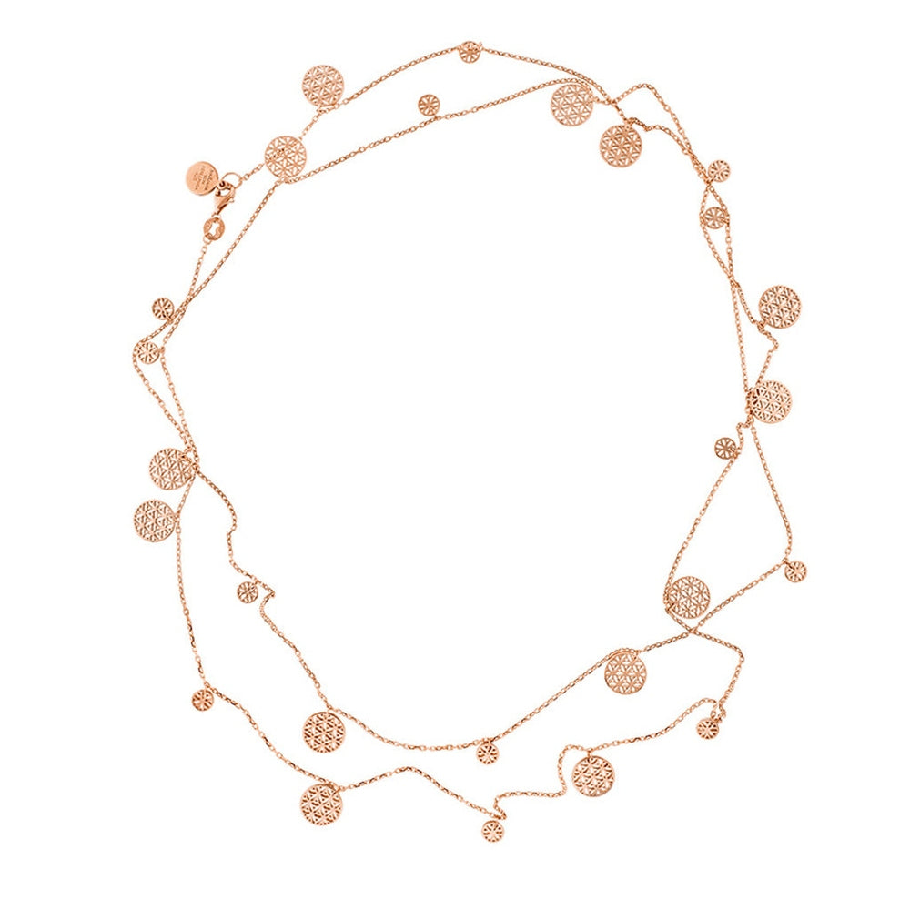 SHANE Lebensblüte rosévergoldet