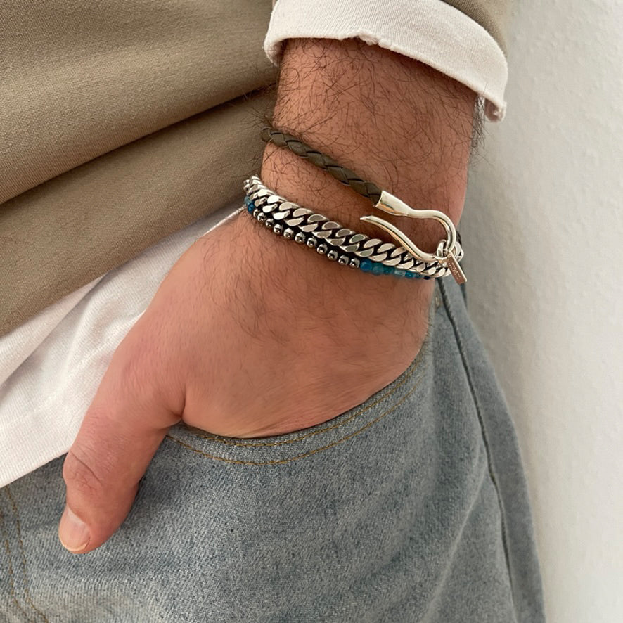 VILMAS ARMBAND MEN SCHLAMM